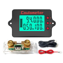 8-120V PZEM-037 Batterij-Indicator Coulometer Voltmeter Ampèremeter Zuur/Lithium/Lithium-Ijzer Batterijtester 100A Shunt