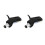 2Piece Turntable Headshell Record Player Needle Stand Replacement Technica Headshell Durable Pointer Cartridges Stylus 1