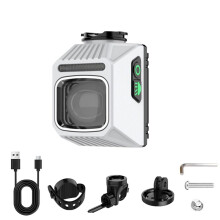 Bicycle Front Light USB Rechargeable LED Flashlight Mountain Bike E-Bike Night Cycling Flashlight Lamp