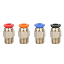4 Stuks 3D-Printeronderdelen PC4-01 Snelkoppeling Rechte Pneumatische Connector voor E3D-V6 Hotend 1,75 mm Filament