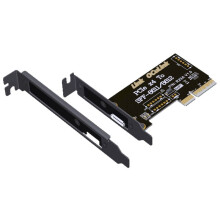 PCIe4.0 X4 to SFF-8611/8612 Adapter Card PCIe X4 4.0 External High-Speed Expansion Interface External Support Chassis