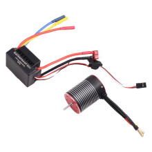 Motor Sem Escovas 3650 À Prova D'Água com Combinação ESC 60A para Peças de Caminhão de Carro RC 1/10 4500KV