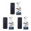 3Sets Polysilicon Solar Panel Kit 30W USB-C Controller Outdoor Camping 4
