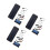 3Sets Polysilicon Solar Panel Kit 30W USB-C Controller Outdoor Camping 8