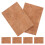 24Pcs Brown Cork Pads Universal Sax Neck Joint Cork Replacement Kit 1