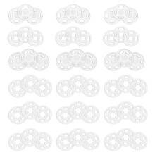 Boutons-Pression Cachés Transparents Pour Projets Couture
