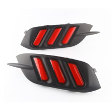 Auto LED Achterbumper Achterlicht Remlichten DRL Reflectorlamp voor 2016-2018
