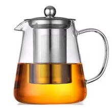 Czajnik Ze Szkła Podgrzewanego Ze Stalowym Czajniczkiem do Herbaty i Zaparzaczem do Herbaty Puer Oolong 1300ML