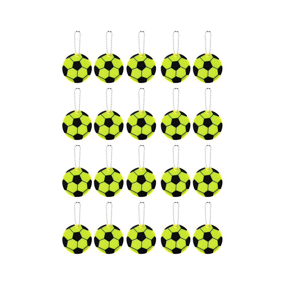 Safety Reflector Pendants Football Reflective Pendant High Visibility Safety Backpack Reflective Strips Football For Bag Light 6032278133931