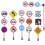 3Ensembles Jeux Éducatifs Panneaux Circulation Plastique Multicolores 1