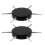 4Pièces Dotting Polyvalents Noir Pour Ongles En Acier 1