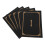 40Pcs Black Paper Certificate Holders Diploma Document Covers 1