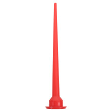 4Pcs Red Plastic Caulk Nozzle Tips Extended for Precise Home Use