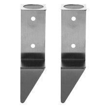 2Pièces Monture Pluviomètre Métal Résistant Antirouille Pour Extérieur