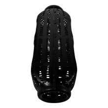 2St Visfuik Plastic Viskooi Lokaashouder Met Hol Design Zwart