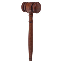 5Pièces Maillet En Bois Marron Pour Réunions Costume D'avocat