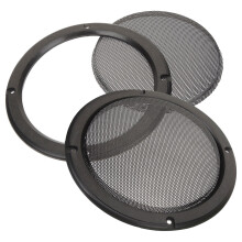 10St Zwarte Auto Speakergrill Van Metaal Bescherming Subwoofer Cover