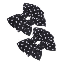 4Pairs Removable Fabric Bow Shoe Clips for Women High Heel Shoe Charms