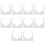 30Pcs White Multi-Use Tube Clips Plastic Water Purifier Locking Clamps 1