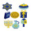 32Pcs DIY Hanukkah Embroidered Polyester Patches for Backpacks Pants 2