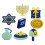 32Pcs DIY Hanukkah Embroidered Polyester Patches for Backpacks Pants 3