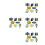 32Pcs DIY Hanukkah Embroidered Polyester Patches for Backpacks Pants 5