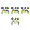 32Pcs DIY Hanukkah Embroidered Polyester Patches for Backpacks Pants 7