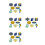 32Pcs DIY Hanukkah Embroidered Polyester Patches for Backpacks Pants 8