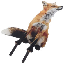 4Pcs Acrylic Fox Lawn Stake Outdoor Garden Decor Cute Fox Figurine
