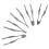 5Sets Ergonomic Iron Wire Tips for DIY Pyrography and Wood Crafting 1