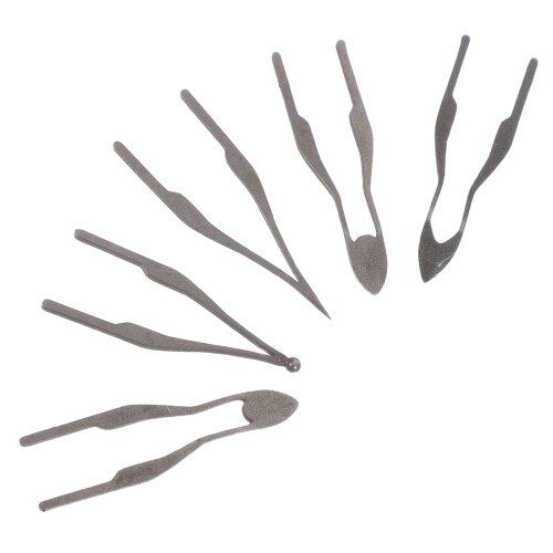 5Sets Ergonomic Iron Wire Tips for DIY Pyrography and Wood Crafting