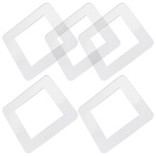 25Pcs Acrylic Light Cover Plates Clear Decorative Outlet Wall Plates