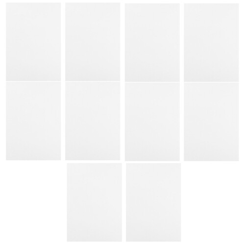 60Pcs Thick White Foam Paper for Kids Monoprinting and Craft Projects