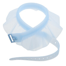 4Pcs Blue Silicone Shower Caps Bath Hair Protection for Elderly Use