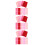 90Stk Rote Bastelfilzplatten Robust Für Patchwork & Ideen 4
