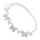 2Stk Waist Chain Damen Gürtel Accessoire Silber Elegant 9