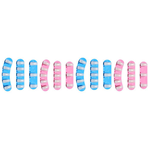 Pink Nail Practice Rack Aus Robustem Kunststoff Für Nageldesigns 1