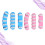 Pink Nail Practice Rack Aus Robustem Kunststoff Für Nageldesigns 9