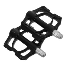 4Pairs Black Aluminum Alloy Foldable Bike Pedals Lightweight Durable
