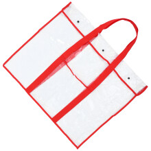 2St PVC Draagtas Met Sluiting Voor Posters En Kunstwerken