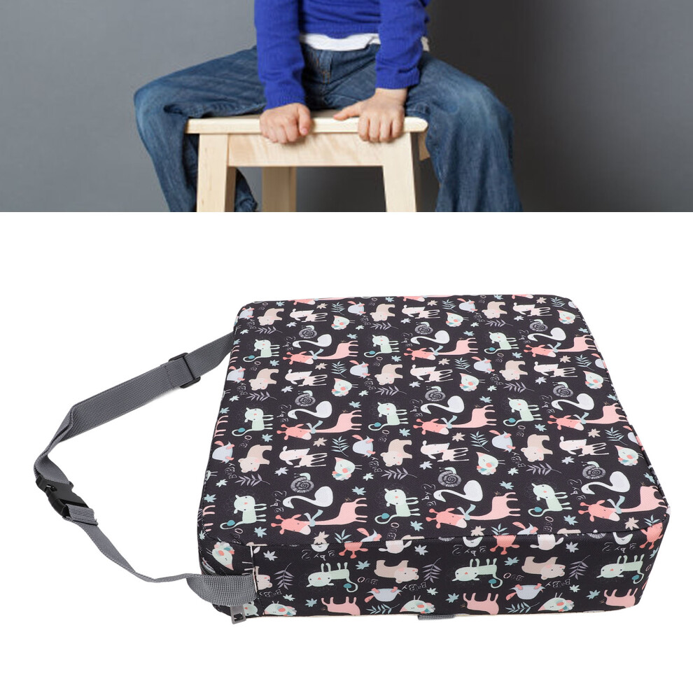 Portable Kids Booster Cushion 32x32x8cm Water-Resistant Toddler Chair