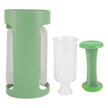 Set di stazioni e pouch per alimenti per bambini con 10 sacchetti in plastica da 118 ml, verde