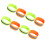 10Pièces Bracelets Réfléchissants Fluorescents Colorés 1
