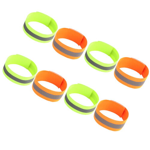 10Pièces Bracelets Réfléchissants Fluorescents Colorés