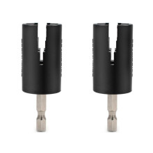 2Pcs Electric Guitar Bass Knob Winder Drill Bit String Winder Headstock Electric Hand Drill String Winder Electric
