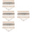 4Sets Silver Thumb Piano DIY Set Durable Kalimba Assembly Accessories 7