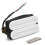 Microphone Manche à Haut Rendement, Double Micros Humbucker Hot Rail, Blanc 2