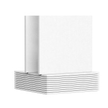 12Er-Pack Akustikplatten, 12 X 12 X 0,3 Zoll Schallabsorbierende Wand- und Deckenplatten, für Zuhause, Aufnahmestudio, Weiß