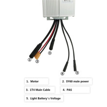 Electric Bicycle Controller 36V48V 750W Brushless 25A Sine Wave Controller Electric Bicycle Accessories