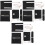 3Sets Handgemachtes DIY Bag Kit Schwarz Mit PU Leder Zubehör 3